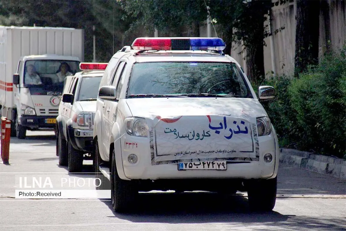 اعزام کاروان سلامت هلال احمر قزوین به سیستان و بلوچستان