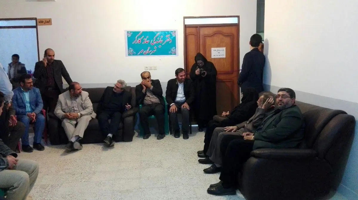 دفتر نمایندگی خانه کارگر در شهرستان مهر راه اندازی شد