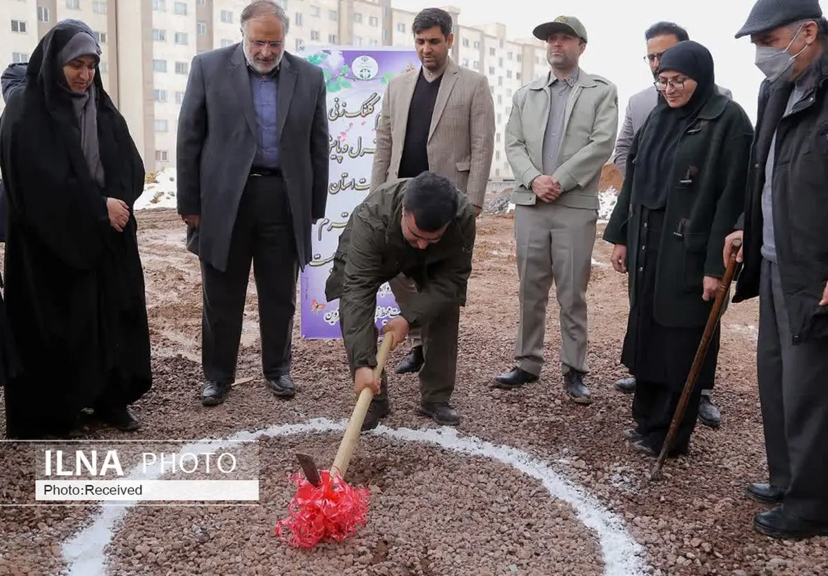 مرکز کنترل و پایش محیط زیست قزوین کلنگ‌زنی شد