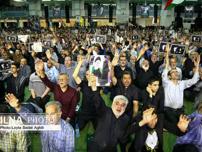 مراسم چهلمین روز شهادت شهدای خدمت