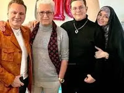آوازخوانی رسول نجفیان در جشن تولد پسر الهام چرخنده