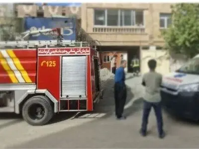 مصدومیت کارگر ساختمانی در کرمانشاه بر اثر سقوط در چاهک آسانسور