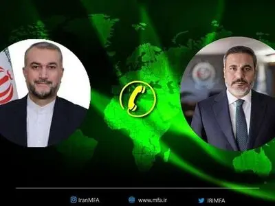 عبداللهیان ونظیره الترکي یتباحثان هاتفیا حول التطورات في فلسطین