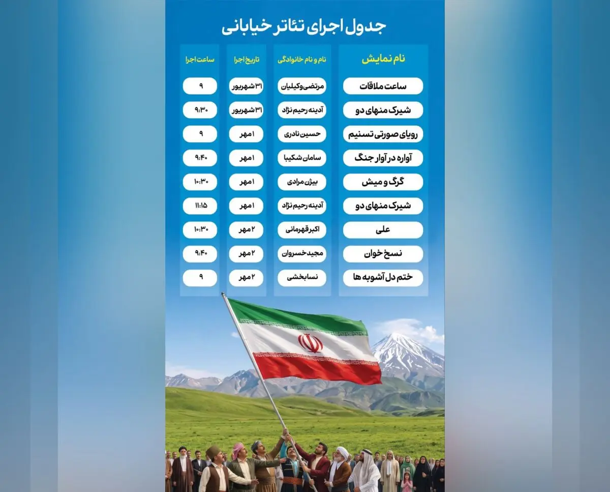 میزبانی موزه ملی انقلاب اسلامی از ۹ نمایش خیابانی دفاع مقدس