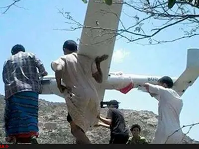انصارالله پهپاد سعودی را با کمک ایران بر زمین نشاند