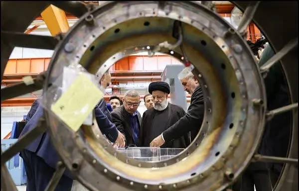 آزمایش موتور ایرانی هواپیما در شرکت صنعتی مپنا در البرز   