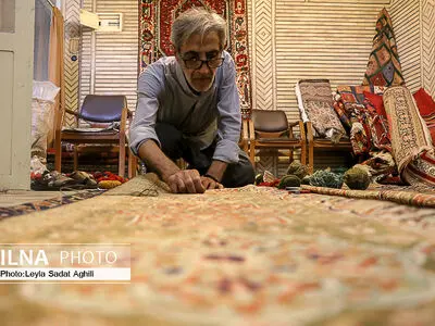گذران روزهای کرونایی در بازار فرش تهران