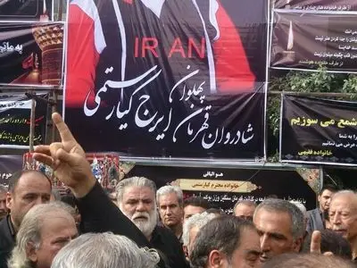 پیکر مرحوم کیا رستمی به خاک سپرده شد