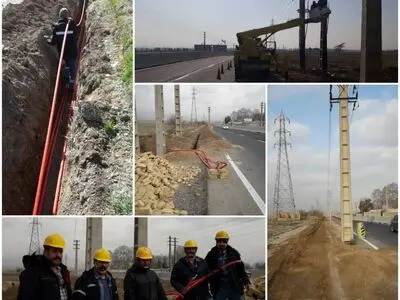 بهینه سازی و اصلاح شبکه فشار متوسط نیروی برق در بلوار خلیج فارس