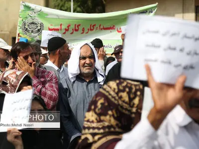 آشکارا چوب حراج به اموال سازمان تامین اجتماعی می‌زنند/ قراردادهای موقت باید از بین برود+فیلم و عکس
