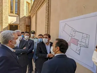 وزیر میراث فرهنگی از خانه تاریخی حریری در تبریز دیدن کرد