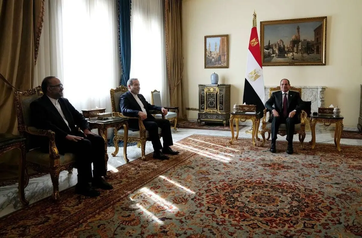 وزير الخارجية الإيراني يلتقي السيسي في القاهرة
