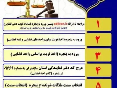 سامانه نوبت‌دهی الکترونیکی دیوان عدالت اداری استان مازندران راه‌اندازی شد 