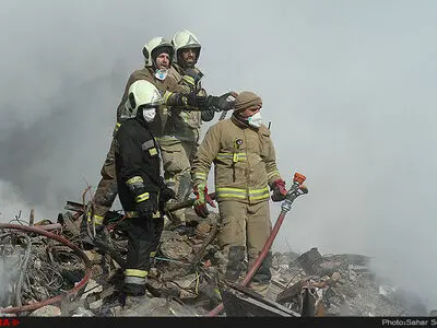 برگزاری مراسم اولین سالگرد شهادت آتش نشانان حادثه پلاسکو