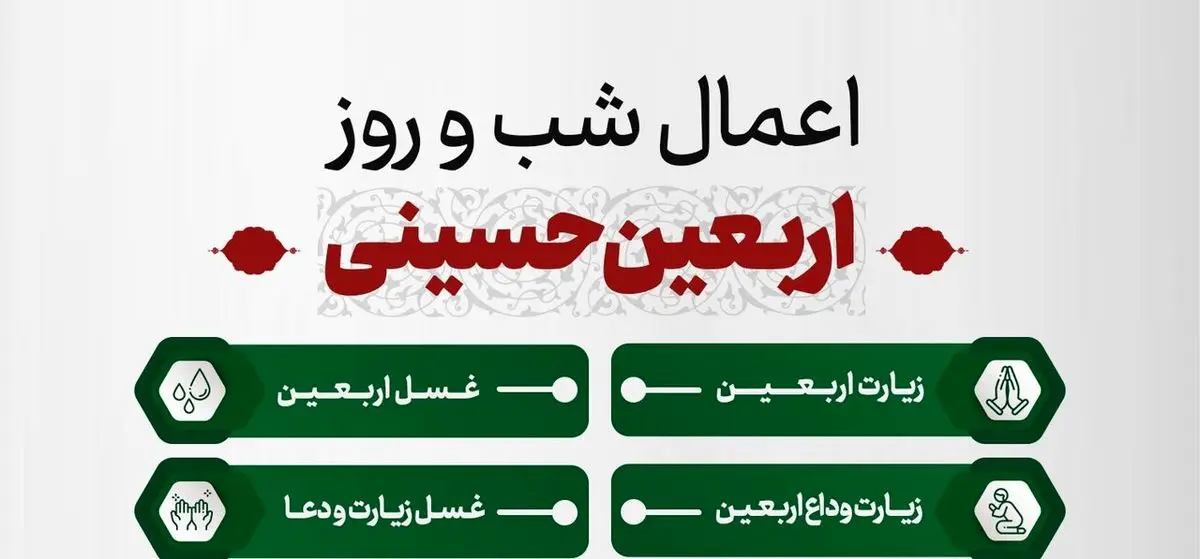 اعمال شب و روز اربعین ۱۴۰۴