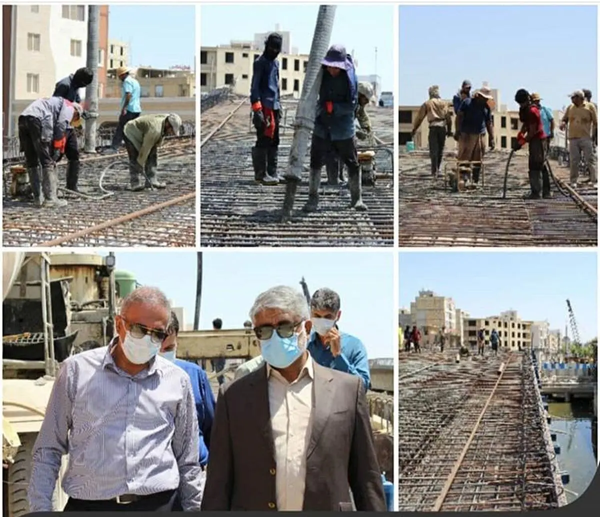پیشرفت ۴۰ درصدی پروژه احداث تقاطع قدس در بندرعباس