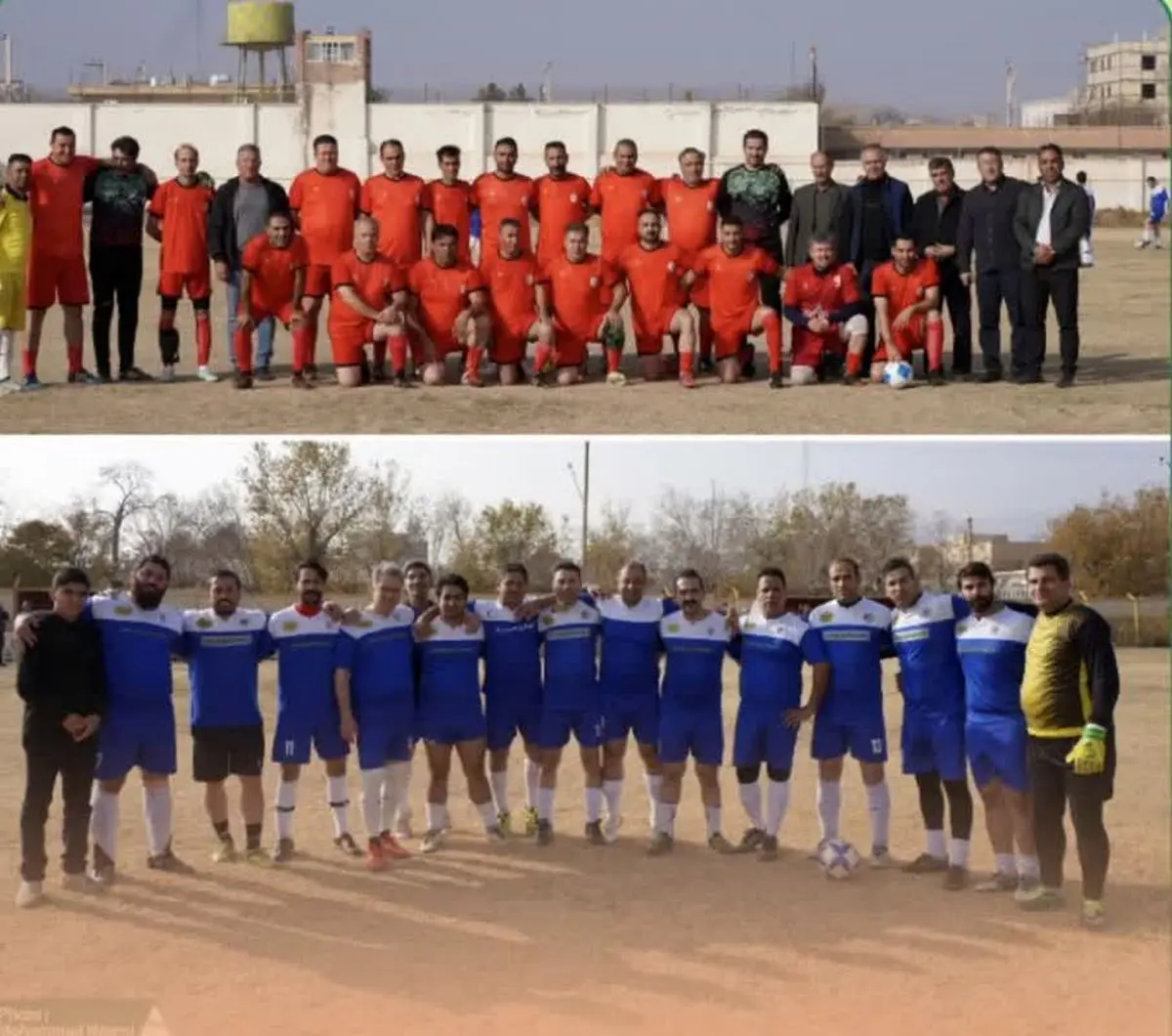 پیروزی تیم فوتبال پیشکسوتان جلفا و منطقه آزاد ارس در دیدار دوستانه با تیم هنرمندان تبریز  