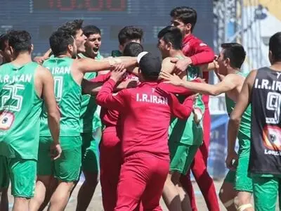 شکست نوجوانان هندبال ساحلی ایران در نیمه نهایی