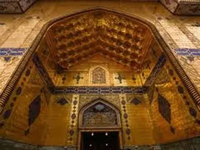 ایوان طلای نجف به زودی رونمایی می شود + فیلم