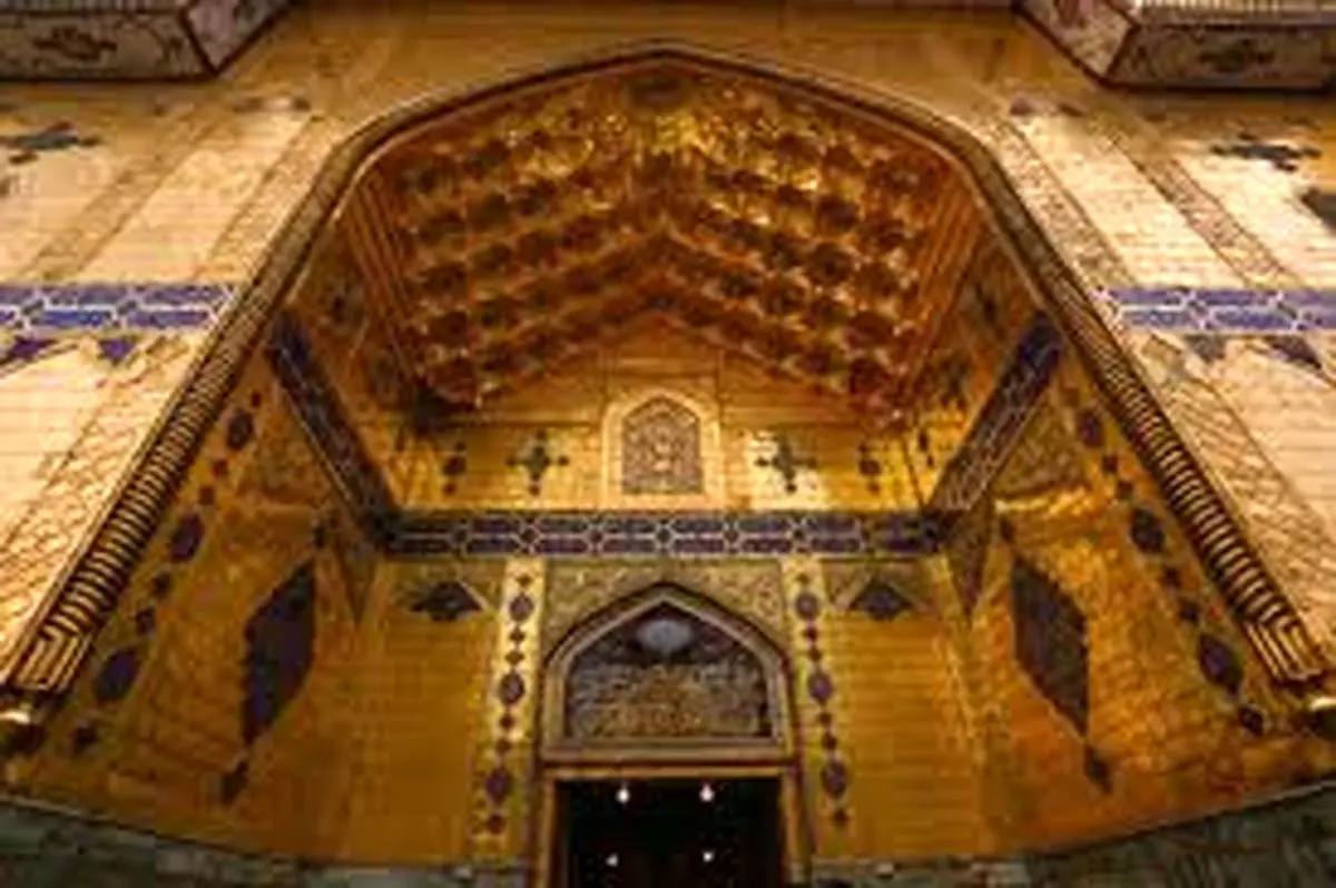 ایوان طلای نجف به زودی رونمایی می شود + فیلم