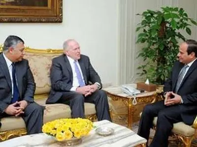 دیدار رئیس سیا با رئیس‌جمهور مصری در قاهره