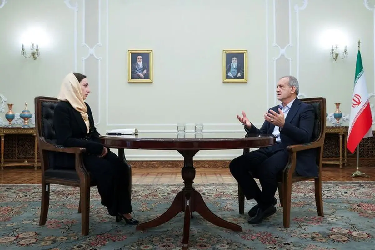 گفتگو پزشکیان با شبکه تلویزیون دولتی جمهوری آذربایجان