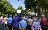 تجمع بازنشستگان فولاد اصفهان در اعتراض به اجرا نشدن متناسب‌سازی و مشکلات بیمه درمان