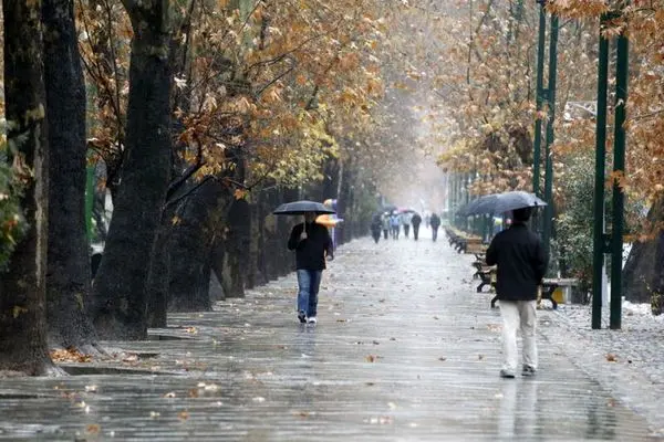 باران و برف در راه گیلان / دمای هوا حدود ۱۲ درجه کاهش می‌یابد