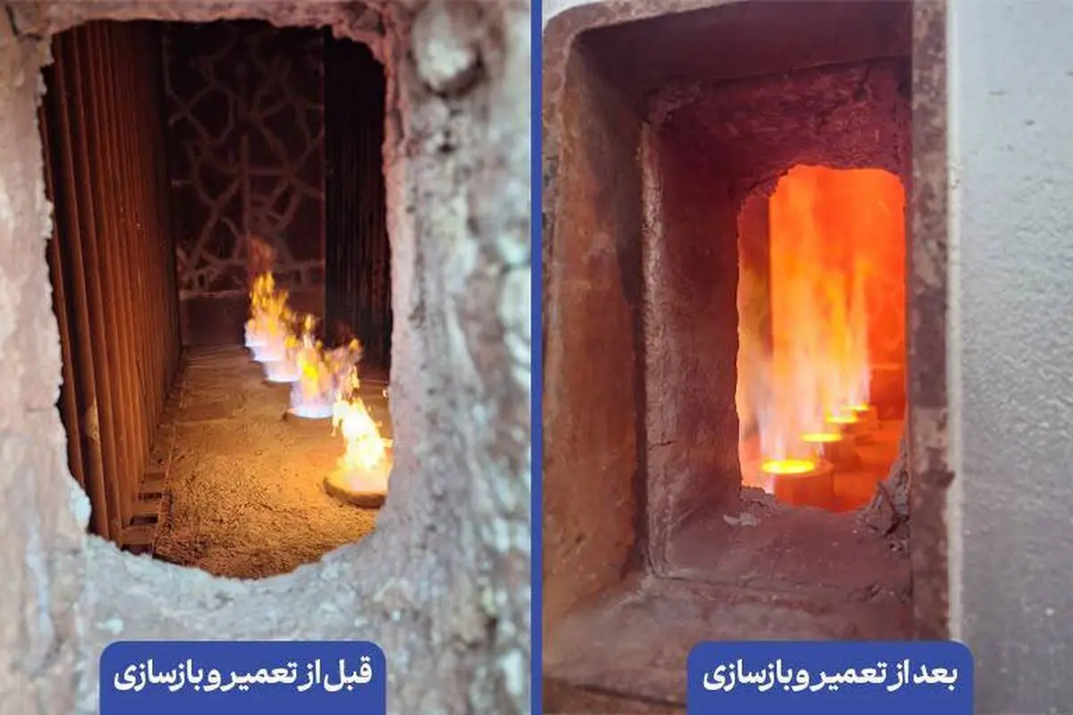 کاهش 7 درصدی مصرف سوخت کوره 201 با نوآوری در سیستم مشعل/ صرفهجویی سالانه ۱۷۴ میلیارد تومانی مصرف انرژی کاهش 7 درصدی مصرف سوخت کوره 201 با نوآوری در سیستم مشعل/ صرفهجویی سالانه ۱۷۴ میلیارد تومانی مصرف انرژی