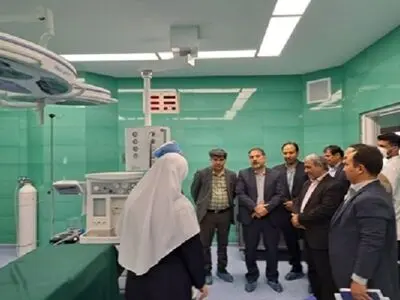 اتاق عمل چشم و توسعه سی‌اس‌آر بیمارستان فارابی ملکان افتتاح شد