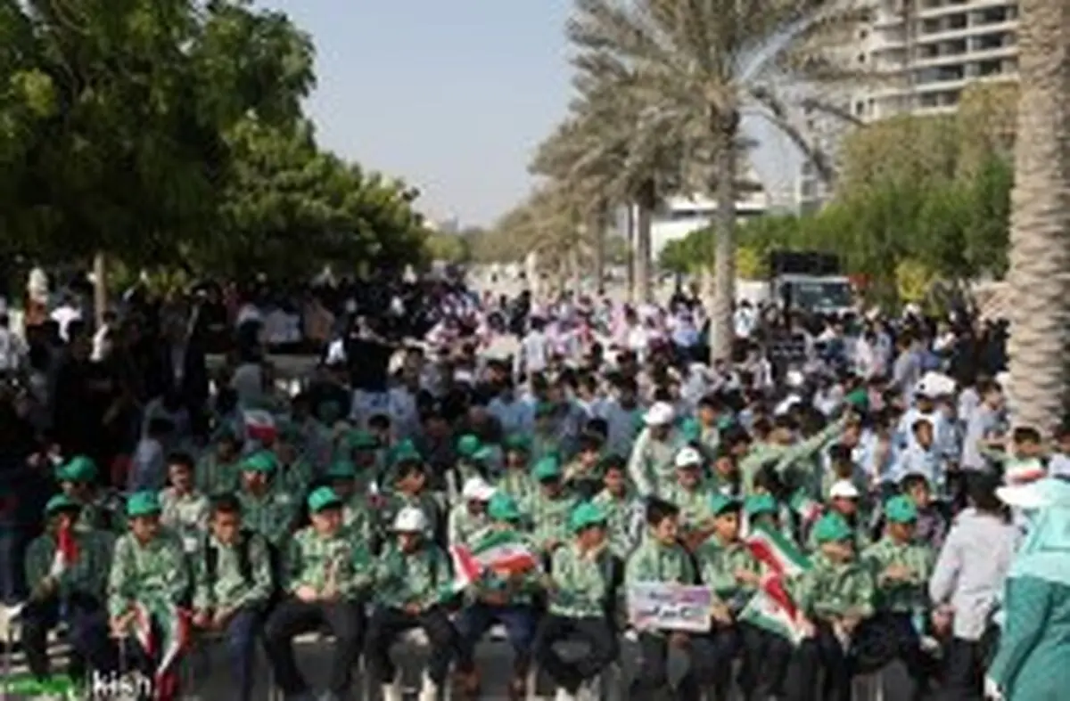 تأکید بر تداوم استکبارستیزی در راهپیمایی ۱۳ آبان کیش