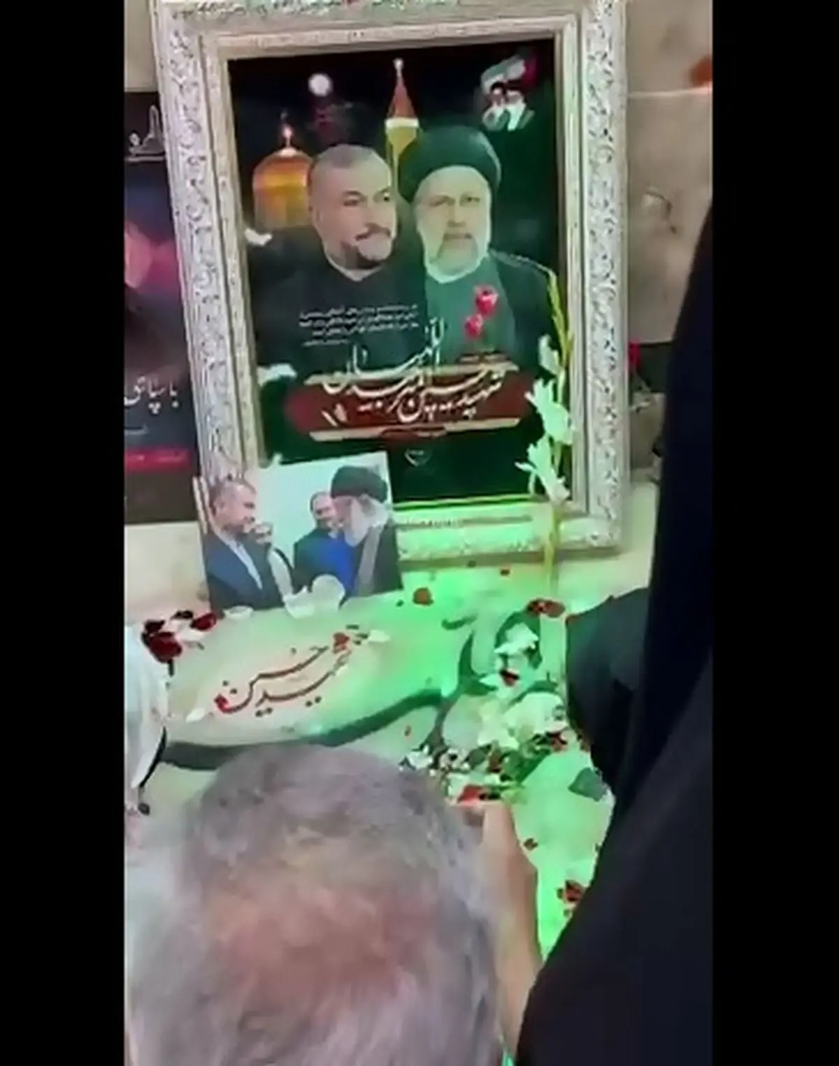 حال و هوای مزار شهید امیر عبداللهیان یک هفته مانده به مراسم سالگرد شهدای خدمت + فیلم