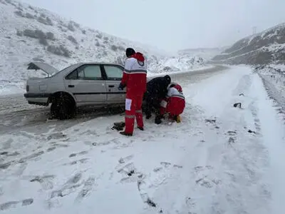 ۱۰ سانتی‌متر برف در ورزقان آذربایجان‌شرقی/فیلم