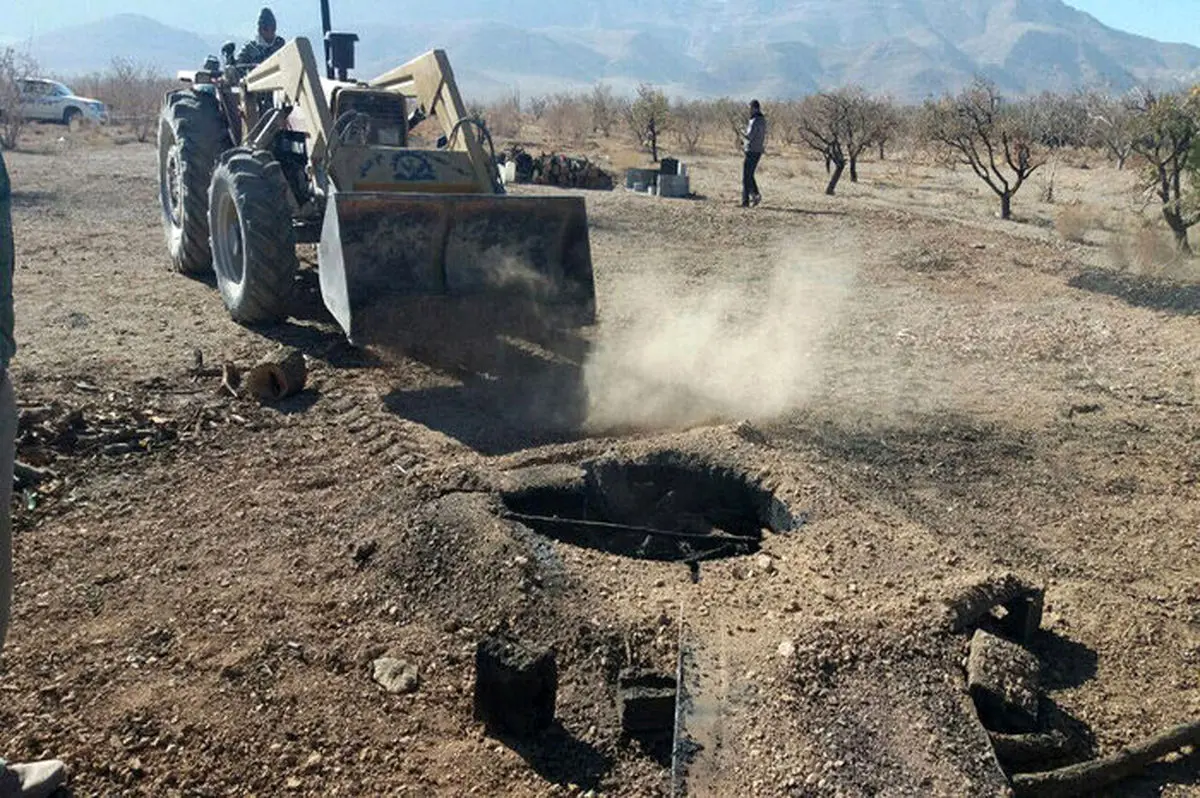 انسداد ۳۴۰ حلقه چاه غیر مجاز در گلستان طی ۹ ماه سال جاری