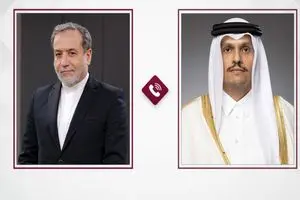 وزیر خارجه در تماس با همتای ایرانی بر حمایت دوحه از کاهش تنش