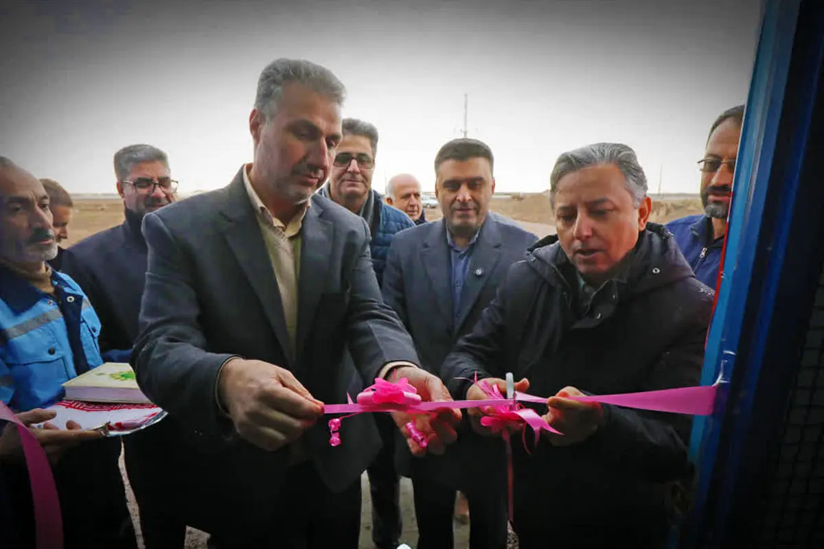 افتتاح دو پروژه تامین آب آشامیدنی در بخش مرکزی شهر قزوین