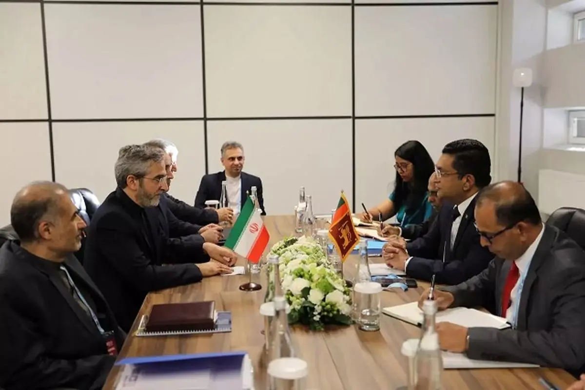 Iran Sri Lanka underline regional cooperation in supporting Palestine