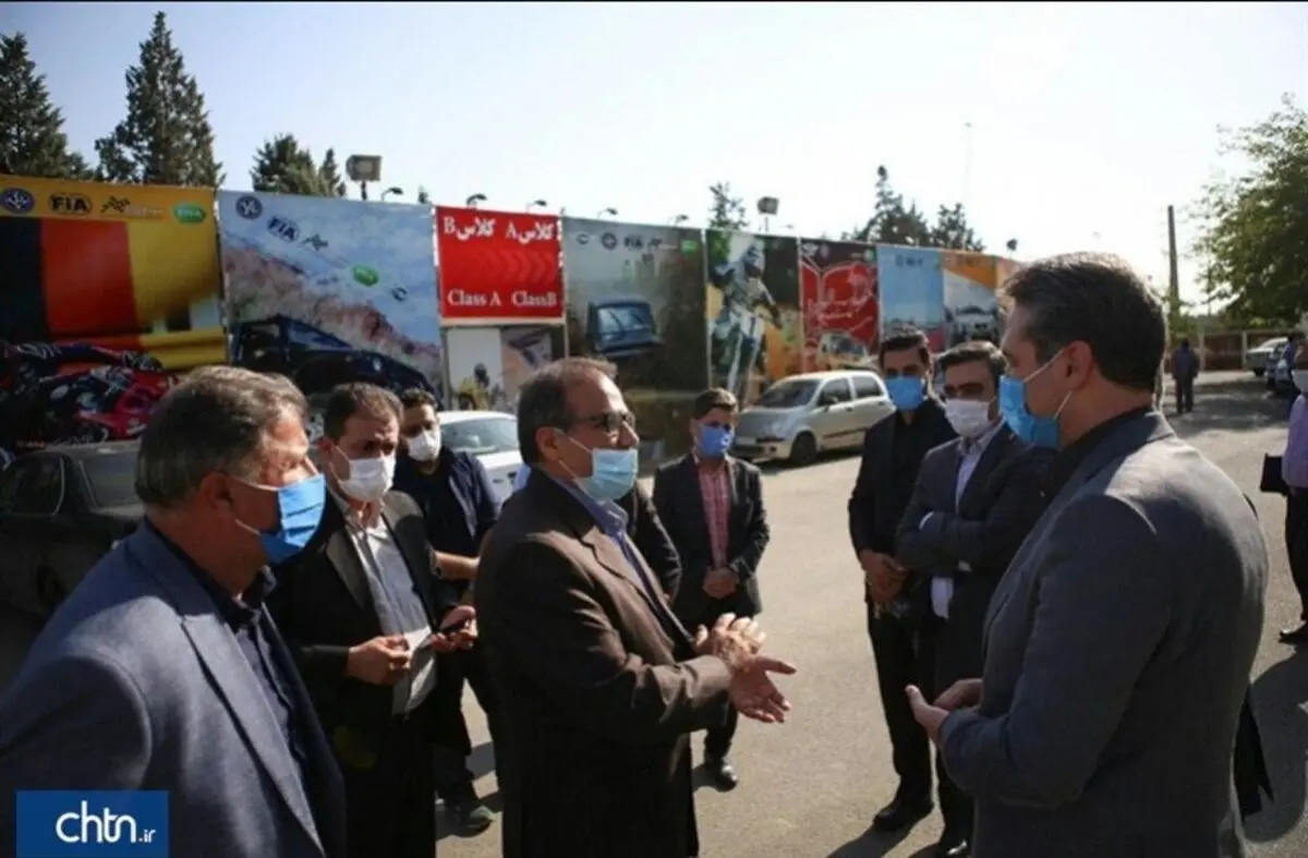 بازدید مدیرعامل کانون جهانگردی و اتومبیلرانی از پیست آزادی