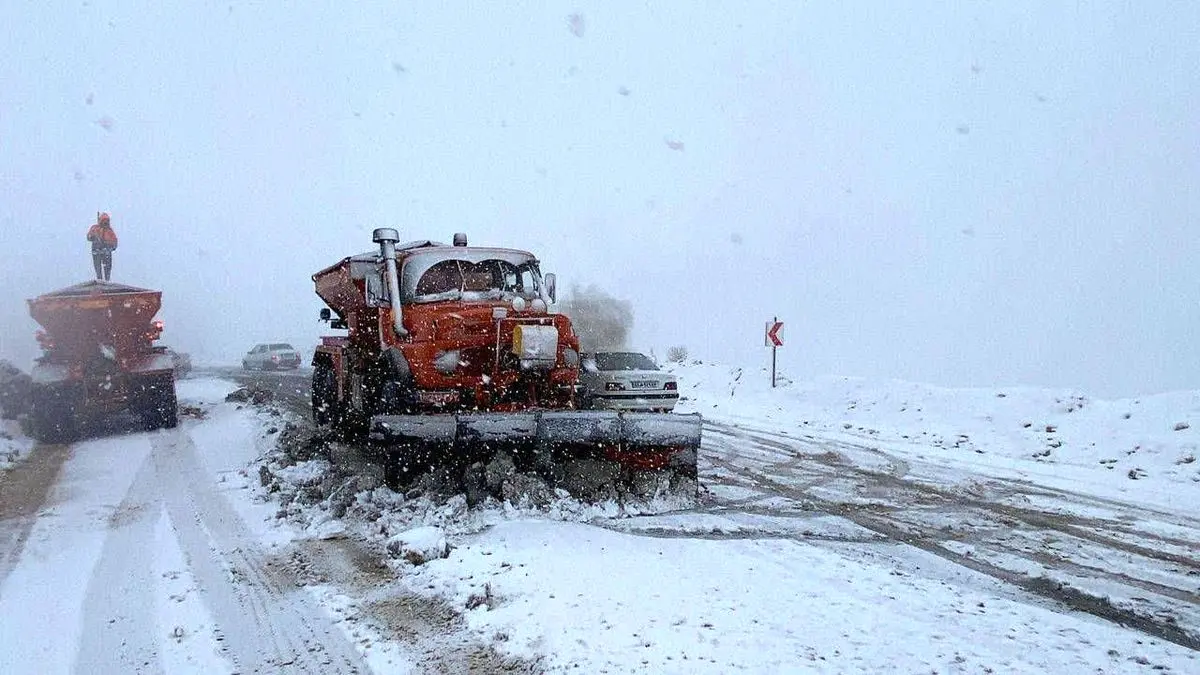 آماده‌باش کامل راهداری فارس در پی هشدار قرمز هواشناسی