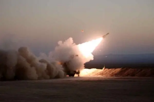 Which Israeli targets did IRGC missiles hit?