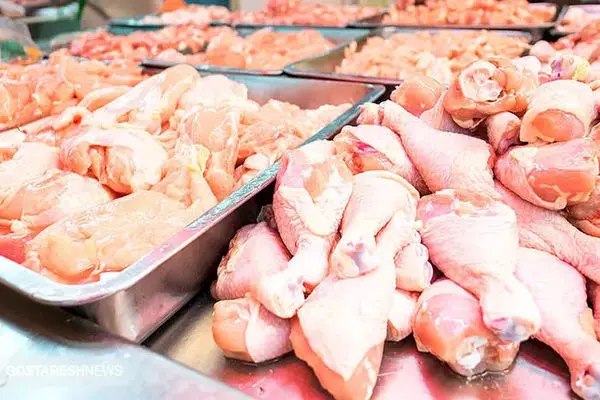 قیمت انواع گوشت مرغ بسته‌بندی و قطعه‌بندی اعلام شد