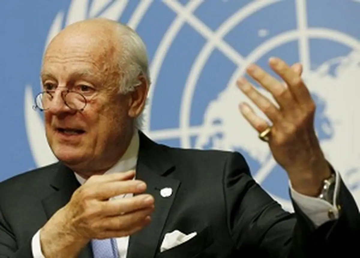De Mistura appreciates Iran, Russia, Turkey for efforts on Syrian talks