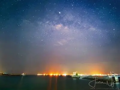 عکاسی از کهکشان راه شیری با وجود بالاترین حد آلودگی نوری
