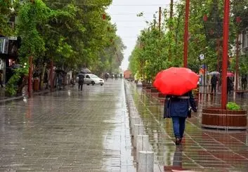 رگبار باران و وزش باد شدید در ۱۵ استان