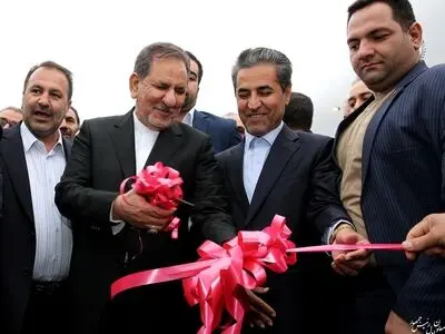 افتتاح تقاطع غیرهمسطح شهدای کشن با حضور جهانگیری