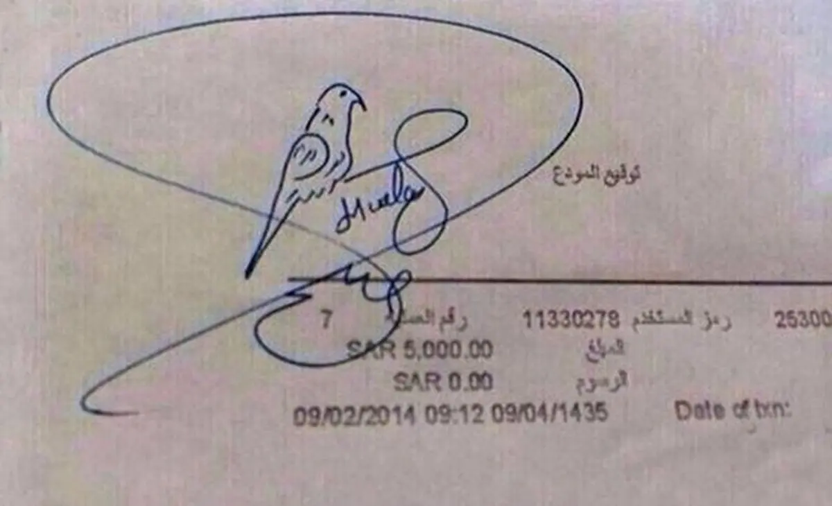 زیباترین امضا در گینس/عکس