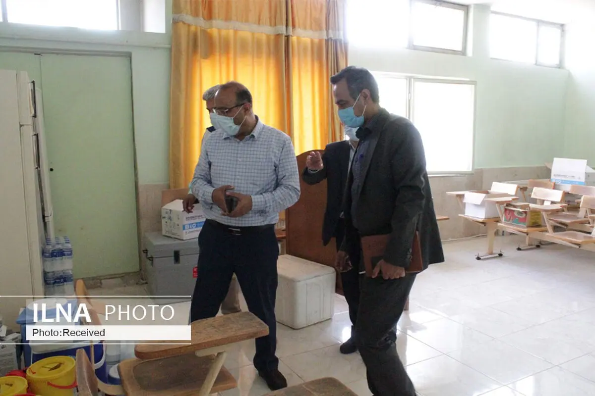 سربازرس استان قزوین از مراکز نگهداری و تزریق واکسن کرونا بازدید کرد
