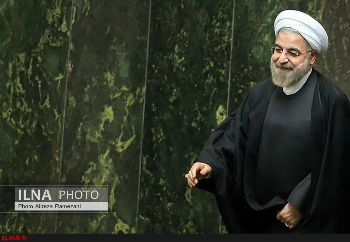روحانی وارد مجلس شد