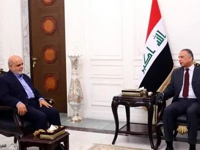 الکاظمی: نحرص على إقامة أفضل العلاقات مع ایران 