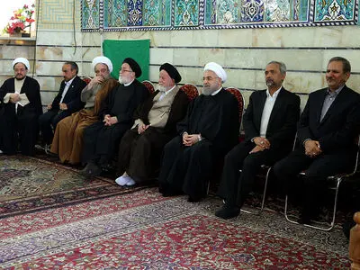 مجلس ترحیم مادر همسر رییس جمهور برگزار شد